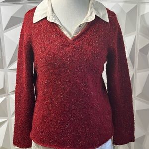 Give me RED Confetti Sweater